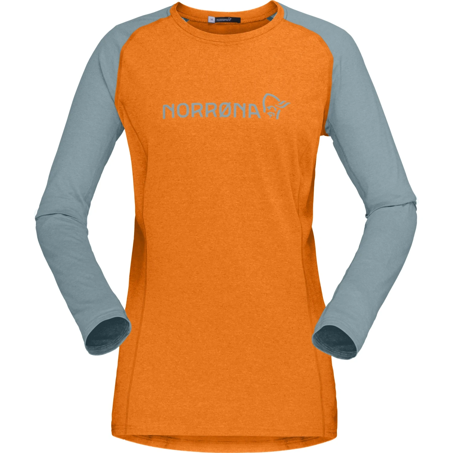 Norrona Camiseta De Manga Larga Mujer - Fjørå Equaliser Lightweight - Orange Popsicle/Tourmaline 2 Norrona Camiseta De Manga Larga Mujer - Fjørå Equaliser Lightweight - Orange Popsicle/Tourmaline - Imagen 2