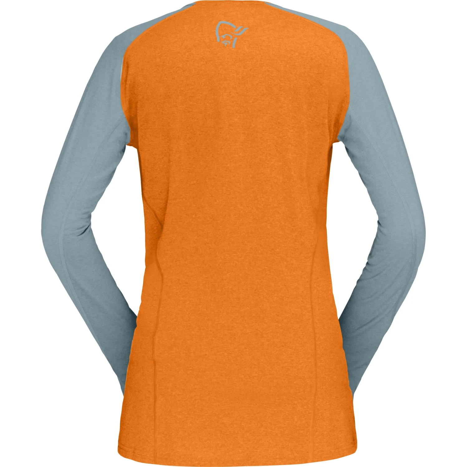 Norrona Camiseta De Manga Larga Mujer - Fjørå Equaliser Lightweight - Orange Popsicle/Tourmaline 3 Norrona Camiseta De Manga Larga Mujer - Fjørå Equaliser Lightweight - Orange Popsicle/Tourmaline - Imagen 3