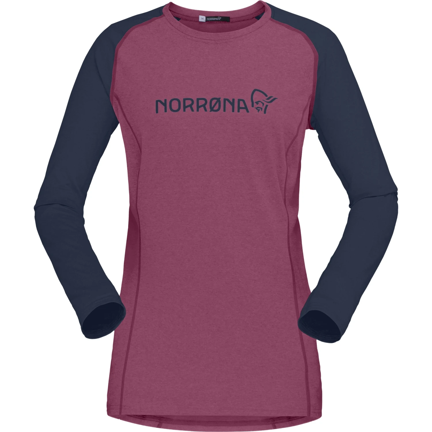 Norrona Camiseta De Manga Larga Mujer - Fjørå Equaliser Lightweight - Violet Quartz/Indigo Night 2 Norrona Camiseta De Manga Larga Mujer - Fjørå Equaliser Lightweight - Violet Quartz/Indigo Night - Imagen 2
