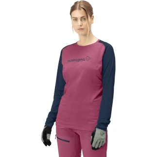Norrona Camiseta De Manga Larga Mujer - Fjørå Equaliser Lightweight - Violet Quartz/Indigo Night 1 Norrona Camiseta De Manga Larga Mujer - Fjørå Equaliser Lightweight - Violet Quartz/Indigo Night