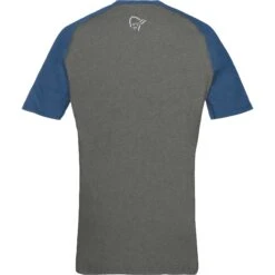Norrona Camiseta Hombre - Fjørå Equaliser Lightweight - Mykonos Blue/Castor Grey -Norrona norrona fjora equaliser lightweight t shirt men mykonos blue castor grey 2 1342130