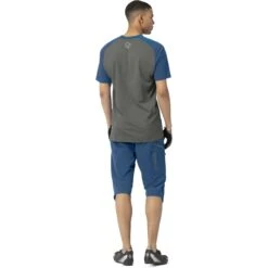 Norrona Camiseta Hombre - Fjørå Equaliser Lightweight - Mykonos Blue/Castor Grey -Norrona norrona fjora equaliser lightweight t shirt men mykonos blue castor grey model 2 1399608