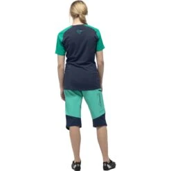 Norrona Camiseta Mujer - Fjørå Equaliser Lightweight - Arcadia/Indigo Night -Norrona norrona fjora equaliser lightweight t shirt women arcadia indigo night 4 903510