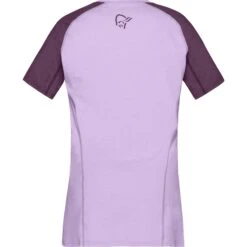 Norrona Camiseta Mujer - Fjørå Equaliser Lightweight - Dark Purple/Violet Tulle -Norrona norrona fjora equaliser lightweight t shirt women dark purple violet tulle 2 1126781