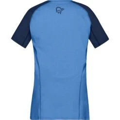 Norrona Camiseta Mujer - Fjørå Equaliser Lightweight - Indigo Night/Campanula -Norrona norrona fjora equaliser lightweight t shirt women indigo night campanula 2 1126786