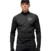 Norrona Camiseta De Manga Larga Hombre - Fjørå Equaliser Zip Top - Caviar