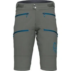 Norrona Pantalones Cortos Hombre - Fjørå Flex1 Heavy Duty - Castor Grey