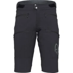 Norrona Pantalones Cortos Hombre - Fjørå Flex1 Heavy Duty - Caviar