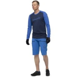 Norrona Pantalones Cortos Hombre - Fjørå Flex1 Heavy Duty - Olympian Blue -Norrona norrona fjora flex1 heavy duty shorts men olympian blue 3 903560