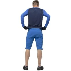 Norrona Pantalones Cortos Hombre - Fjørå Flex1 Heavy Duty - Olympian Blue -Norrona norrona fjora flex1 heavy duty shorts men olympian blue 4 903561