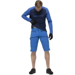 Norrona Pantalones Cortos Hombre - Fjørå Flex1 Heavy Duty - Olympian Blue -Norrona norrona fjora flex1 heavy duty shorts men olympian blue 5 903562