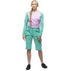 Norrona Pantalones Cortos Mujer - Fjørå Flex1 Heavy Duty - Arcadia/Indigo Night -Norrona norrona fjora flex1 heavy duty shorts women arcadia indigo night 3 903590