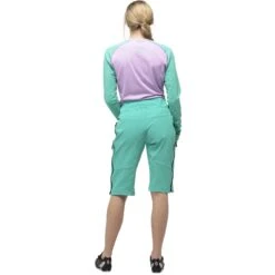 Norrona Pantalones Cortos Mujer - Fjørå Flex1 Heavy Duty - Arcadia/Indigo Night -Norrona norrona fjora flex1 heavy duty shorts women arcadia indigo night 4 903591