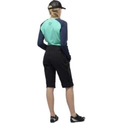 Norrona Pantalones Cortos Mujer - Fjørå Flex1 Heavy Duty - Caviar/Castor Grey -Norrona norrona fjora flex1 heavy duty shorts women caviar castor grey 4 903595