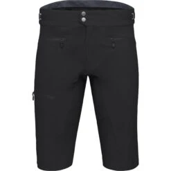 Norrona Pantalones Cortos Hombre - Fjørå Flex1 Mid Weight - Caviar