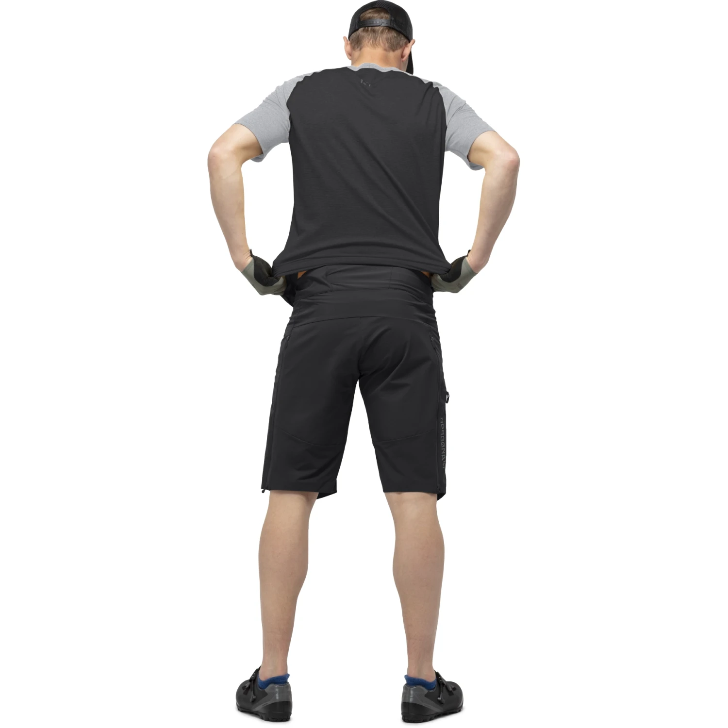 Norrona Pantalones Cortos Hombre - Fjørå Flex1 Mid Weight - Caviar 4 Norrona Pantalones Cortos Hombre - Fjørå Flex1 Mid Weight - Caviar - Imagen 4