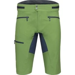 Norrona Pantalones Cortos Hombre - Fjørå Flex1 Mid Weight - Treetop/Indigo Night