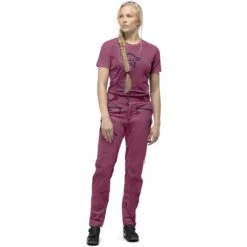 Norrona Pantalones Mujer - Fjørå Flex1 - Violet Quartz -Norrona norrona fjora flex1 pants women violet quartz model 1 1399687