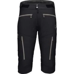 Norrona Pantalones Cortos Hombre - Fjørå Flex1 - Caviar