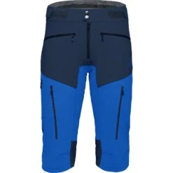 Norrona Pantalones Cortos Hombre - Fjørå Flex1 - Indigo Night/Olympian Blue