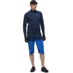 Norrona Pantalones Cortos Hombre - Fjørå Flex1 - Indigo Night/Olympian Blue -Norrona norrona fjora flex1 shorts men indigo night olympian blue 3 903672