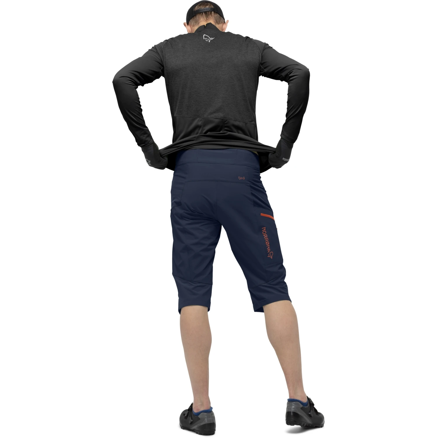 Norrona Pantalones Cortos Hombre - Fjørå Flex1 - Indigo Night/Rooibos Tea 4 Norrona Pantalones Cortos Hombre - Fjørå Flex1 - Indigo Night/Rooibos Tea - Imagen 4