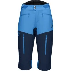 Norrona Pantalones Cortos Mujer - Fjørå Flex1 - Campanula/Indigo Night