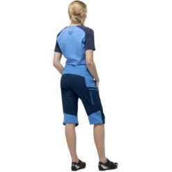 Norrona Pantalones Cortos Mujer - Fjørå Flex1 - Campanula/Indigo Night -Norrona norrona fjora flex1 shorts women campanula indigo night 4 903748