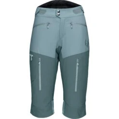 Norrona Pantalones Cortos Mujer - Fjørå Flex1 - North Atlantic/Tourmaline