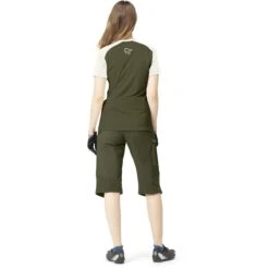 Norrona Camiseta Mujer - Fjørå Wool - Indigo Night/Snowdrop -Norrona norrona fjora wool t shirt women 2 1178598