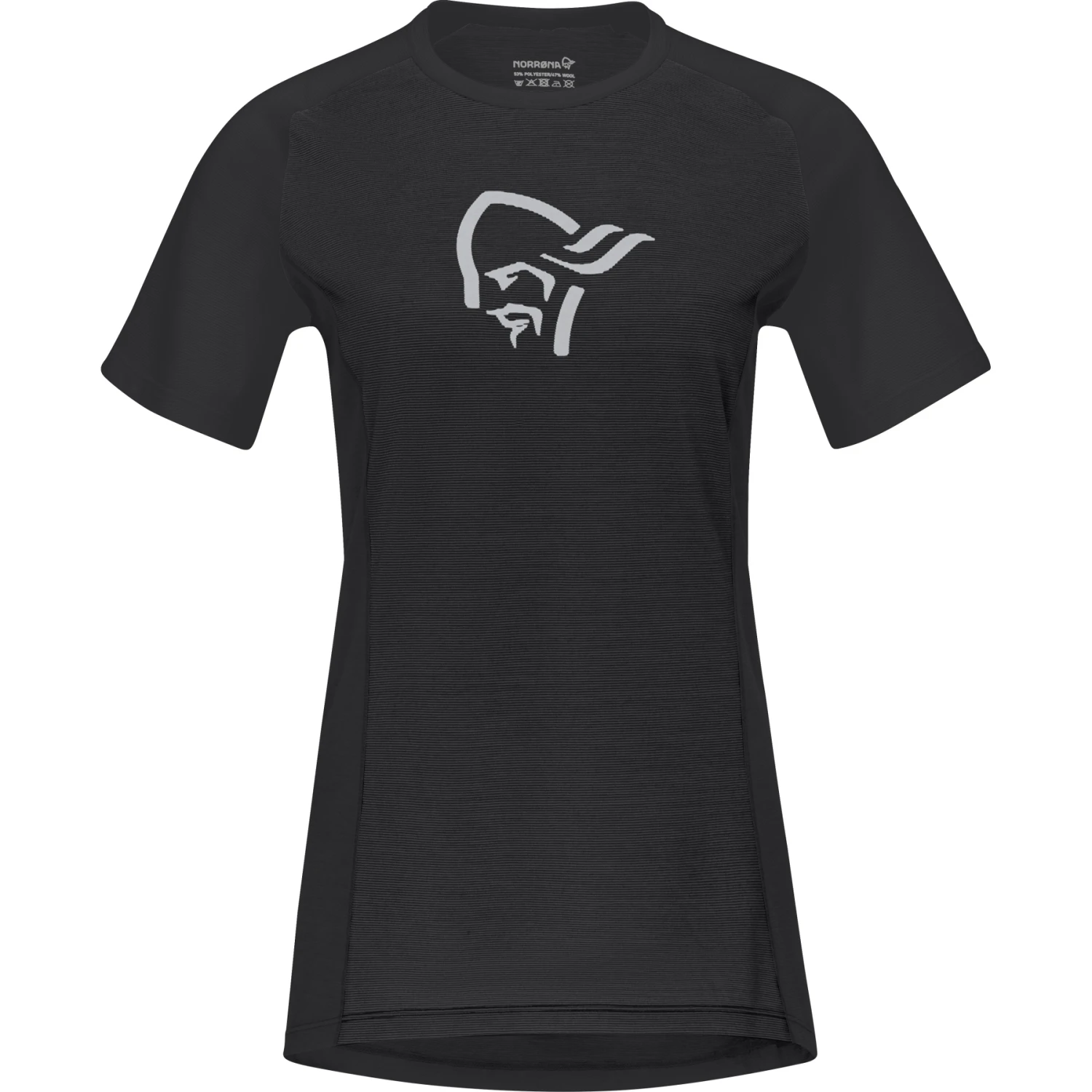 Norrona Camiseta Mujer - Fjørå Wool - Caviar 2 Norrona Camiseta Mujer - Fjørå Wool - Caviar - Imagen 2