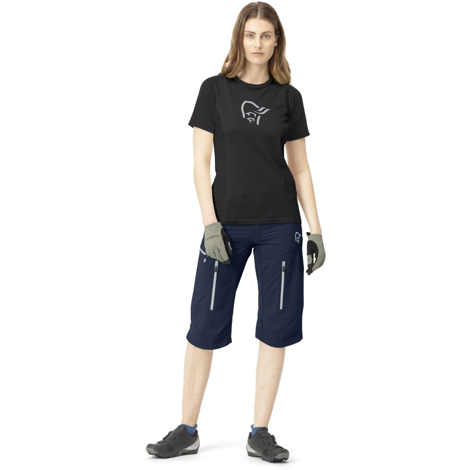 Norrona Camiseta Mujer - Fjørå Wool - Caviar 4 Norrona Camiseta Mujer - Fjørå Wool - Caviar - Imagen 4