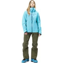 Norrona Chaqueta Mujer - Lofoten Gore-Tex Insulated - Aquarius -Norrona norrona lofoten gore tex insulated jacket women aquarius 3 1255514