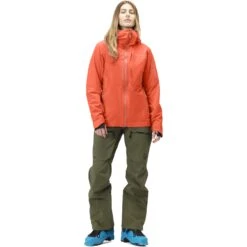Norrona Chaqueta Mujer - Lofoten Gore-Tex Insulated - Orange Alert -Norrona norrona lofoten gore tex insulated jacket women orange alert 3 1255527