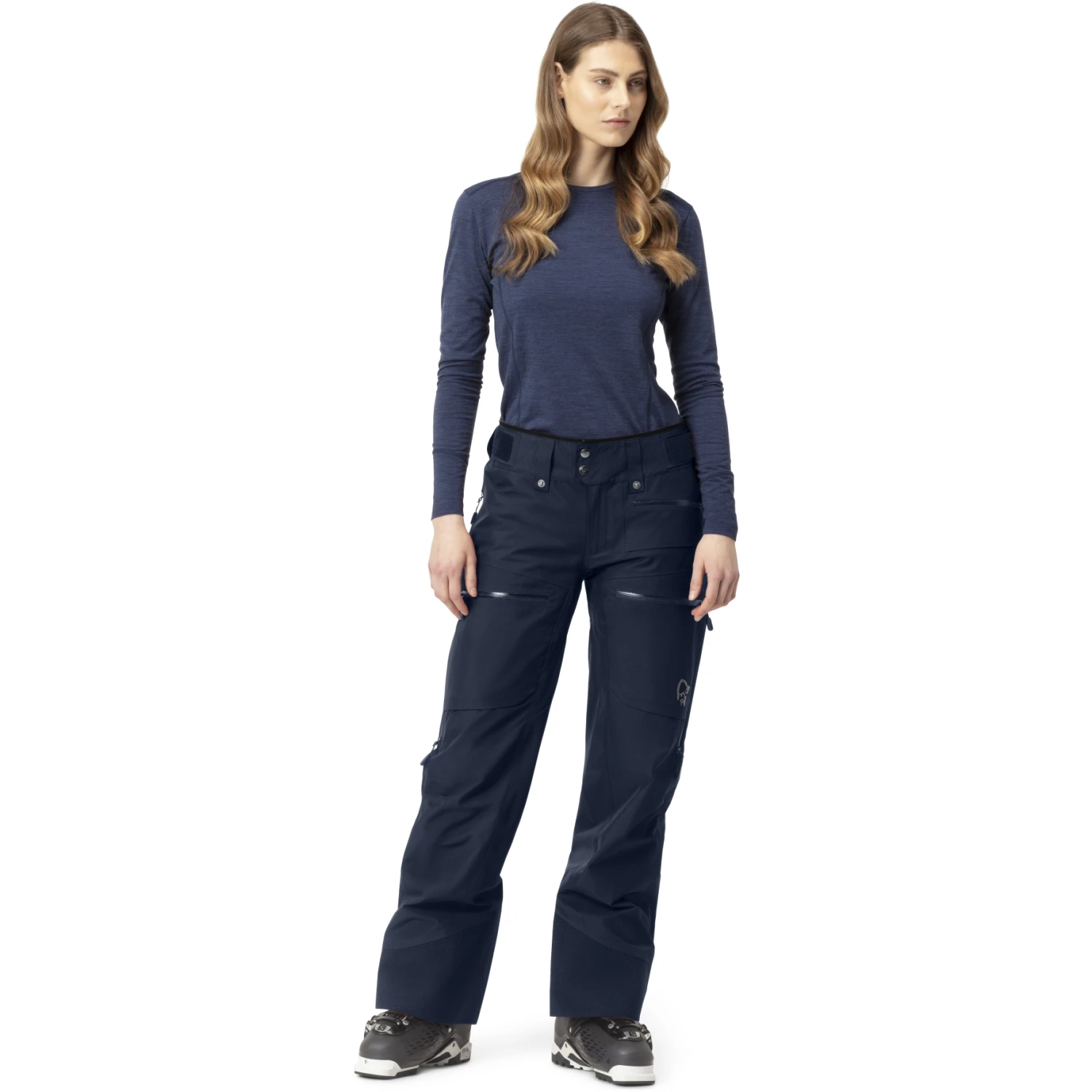 Norrona Pantalones Mujer - Lofoten Gore-Tex Insulated - Indigo Night 4 Norrona Pantalones Mujer - Lofoten Gore-Tex Insulated - Indigo Night - Imagen 4