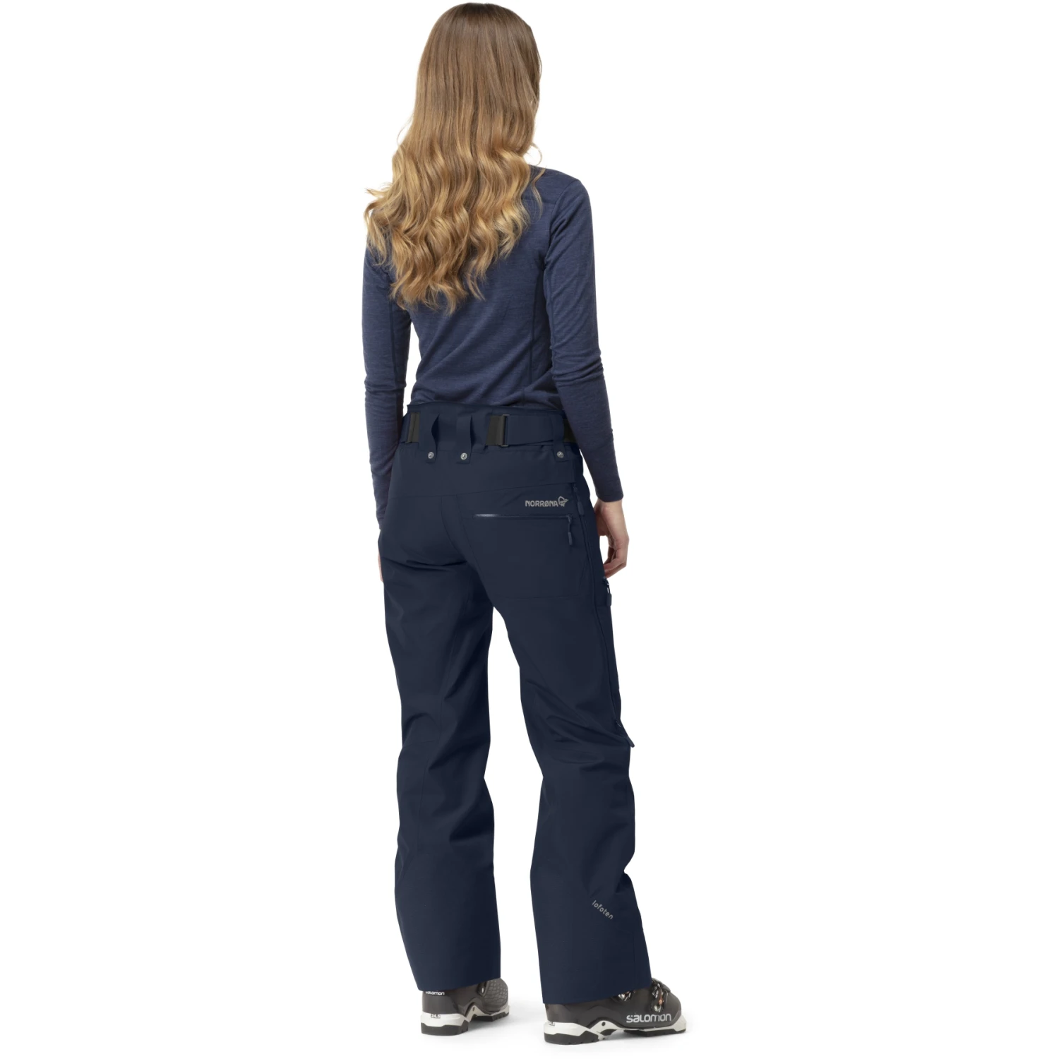 Norrona Pantalones Mujer - Lofoten Gore-Tex Insulated - Indigo Night 5 Norrona Pantalones Mujer - Lofoten Gore-Tex Insulated - Indigo Night - Imagen 5