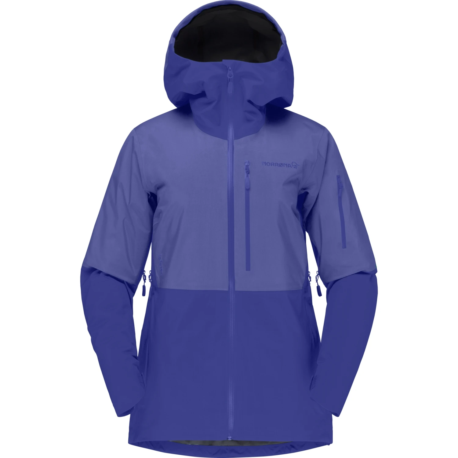 Norrona Chaqueta Mujer - Lofoten Gore-Tex - Violet Storm/Royal Blue 2 Norrona Chaqueta Mujer - Lofoten Gore-Tex - Violet Storm/Royal Blue - Imagen 2