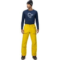Norrona Pantalones Hombre - Lofoten Gore-Tex - Sulphur -Norrona norrona lofoten gore tex pants men sulphur 4 1517802