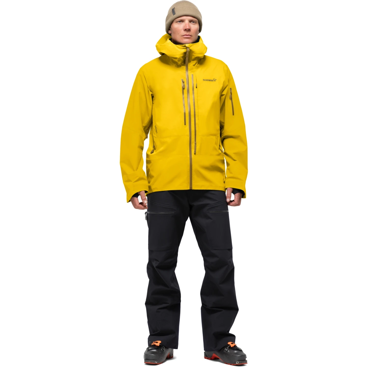 Norrona Chaqueta Hombre - Lofoten Gore-Tex Pro - Sulphur 4 Norrona Chaqueta Hombre - Lofoten Gore-Tex Pro - Sulphur - Imagen 4