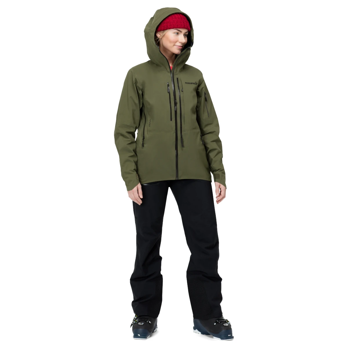 Norrona Chaqueta Mujer - Lofoten Gore-Tex Pro - Olive Night 4 Norrona Chaqueta Mujer - Lofoten Gore-Tex Pro - Olive Night - Imagen 4