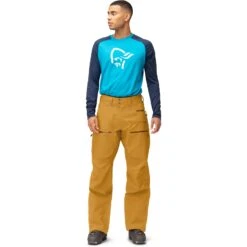 Norrona Pantalones Hombre - Lofoten Gore-Tex Pro - Camelflage -Norrona norrona lofoten gore tex pro pants men camelflage 4 1517883