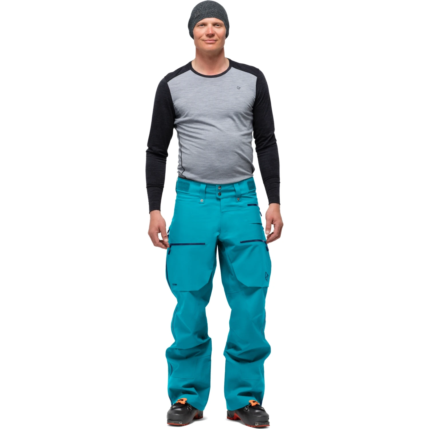 Norrona Pantalones Hombre - Lofoten Gore-Tex Pro - Hawaiian Surf 2 Norrona Pantalones Hombre - Lofoten Gore-Tex Pro - Hawaiian Surf - Imagen 2