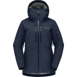 Norrona -Norrona norrona lofoten gore tex thermo100 jacket women indigo night 1 1026078