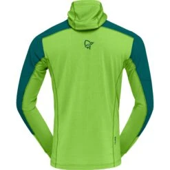 Norrona Jersey Hombre - Lofoten Thermal Pro Hood - Classic Green/Everglade -Norrona norrona lofoten thermal pro hood pullover men classic green everglade 3 1518113