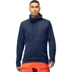 Norrona Jersey Hombre - Lofoten Thermal Pro Hood - Indigo Night