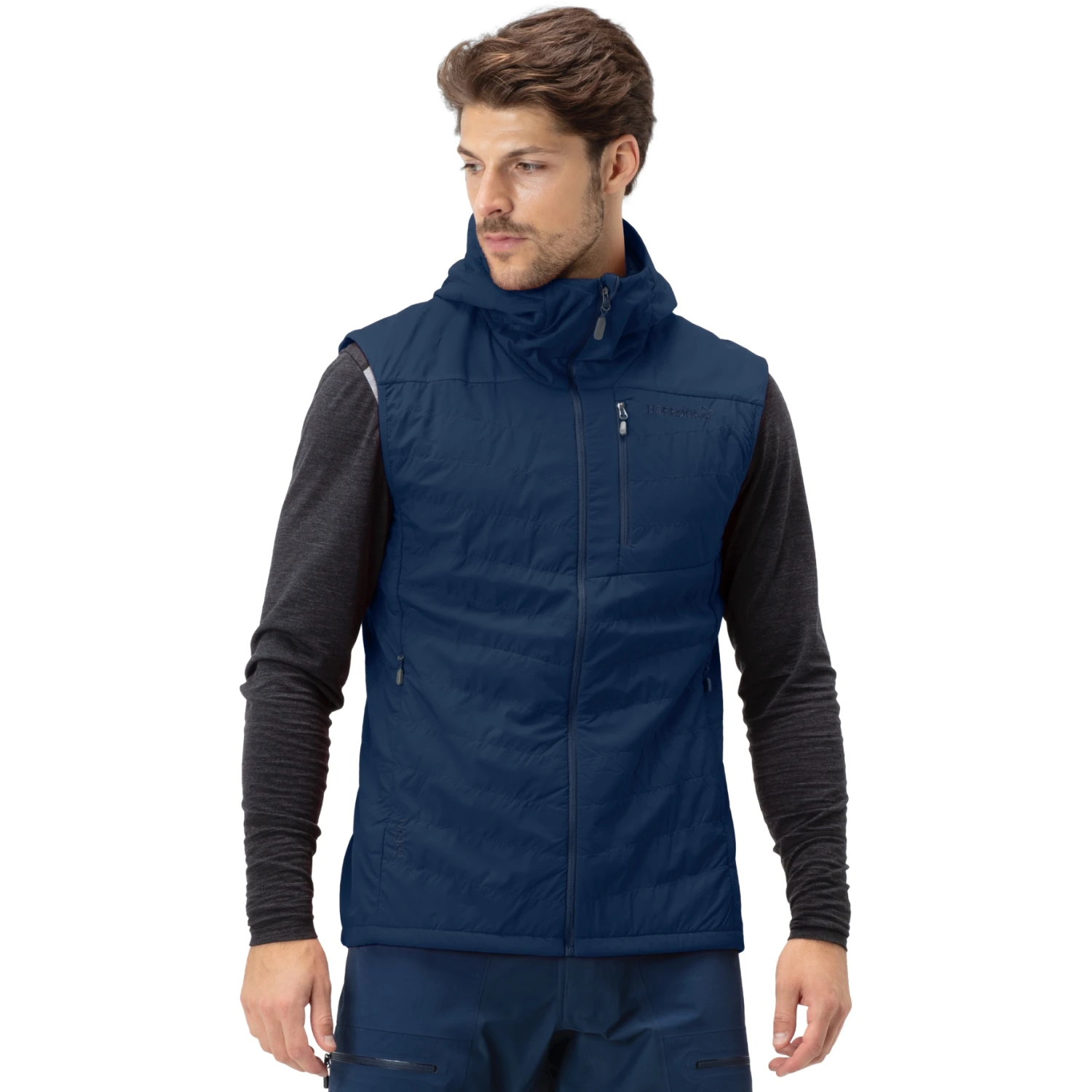Norrona Lyngen Alpha90 Chaleco Hombre - Indigo Night 1 Norrona Lyngen Alpha90 Chaleco Hombre - Indigo Night