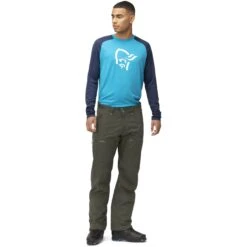Norrona Lyngen Cotton Pantalones Esquí Hombre - Olive Night -Norrona norrona lyngen cotton ski pants men olive night 3 1256317
