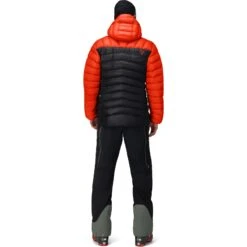 Norrona Plumífero Chaqueta Hombre - Lyngen Down850 Hood - Arednalin/Caviar -Norrona norrona lyngen down850 hood jacket men arednalin caviar 5 1518320