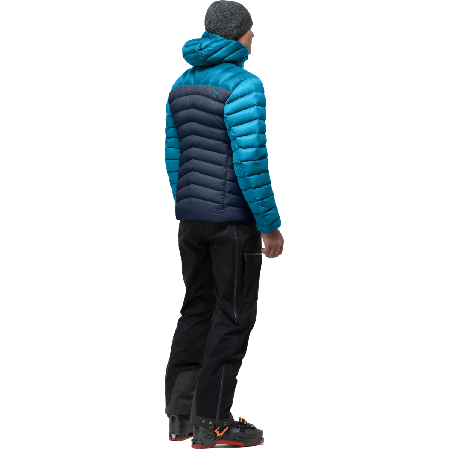 Norrona Plumífero Chaqueta Hombre - Lyngen Down850 Hood - Hawaiian Surf/Indigo Night 5 Norrona Plumífero Chaqueta Hombre - Lyngen Down850 Hood - Hawaiian Surf/Indigo Night - Imagen 5