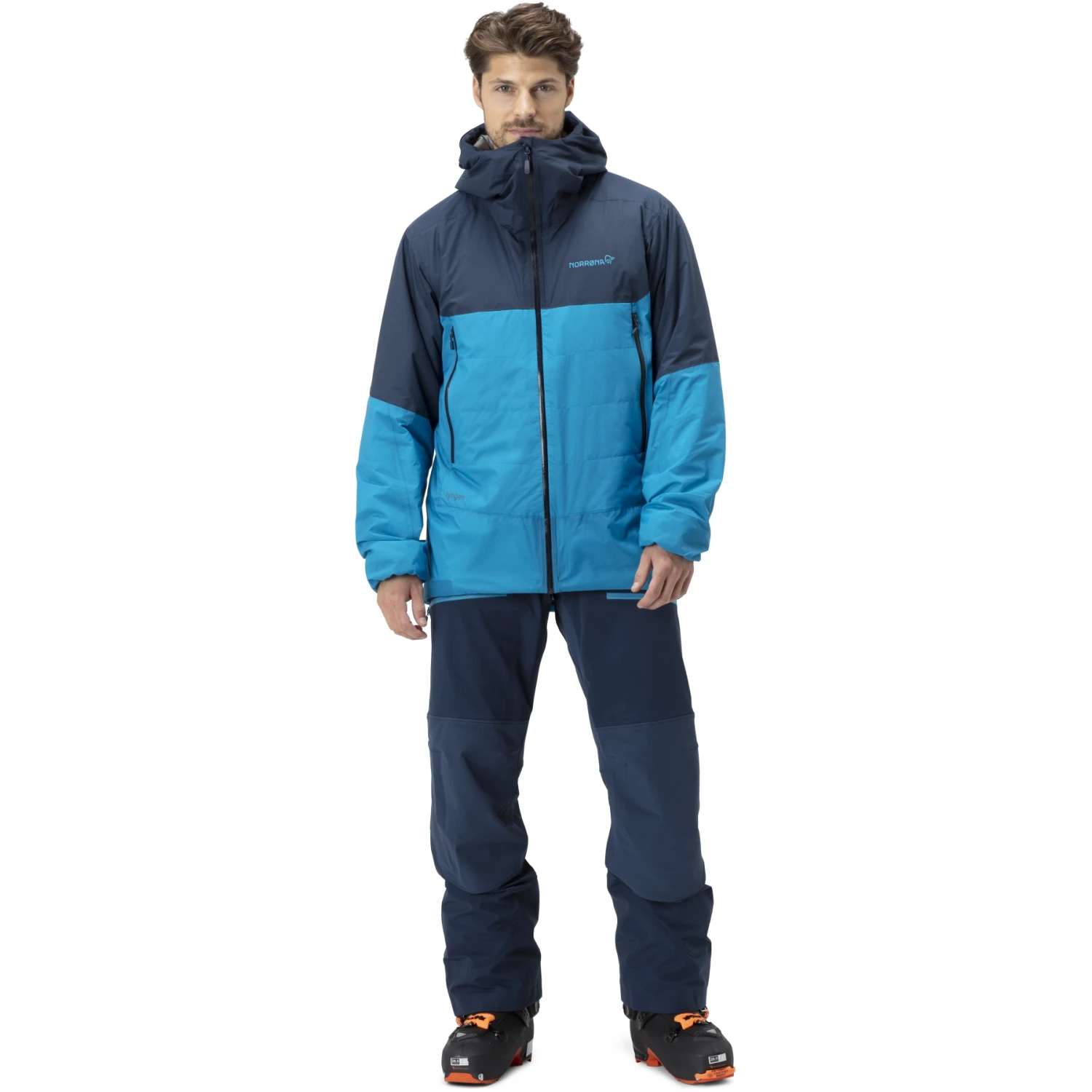 Norrona Chaqueta Hombre - Lyngen Dri2 Thermo60 - Indigo Night/Hawaiian Surf 4 Norrona Chaqueta Hombre - Lyngen Dri2 Thermo60 - Indigo Night/Hawaiian Surf - Imagen 4